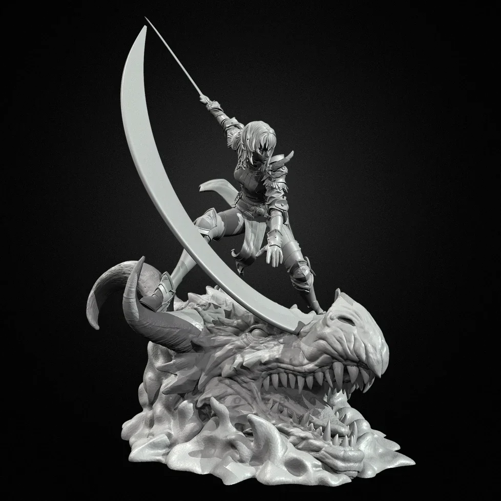 Overall Heights 65mm 80mm Resin Soldier Kits Figure Beauty Self Assembling and Coloring（3D Printing ）