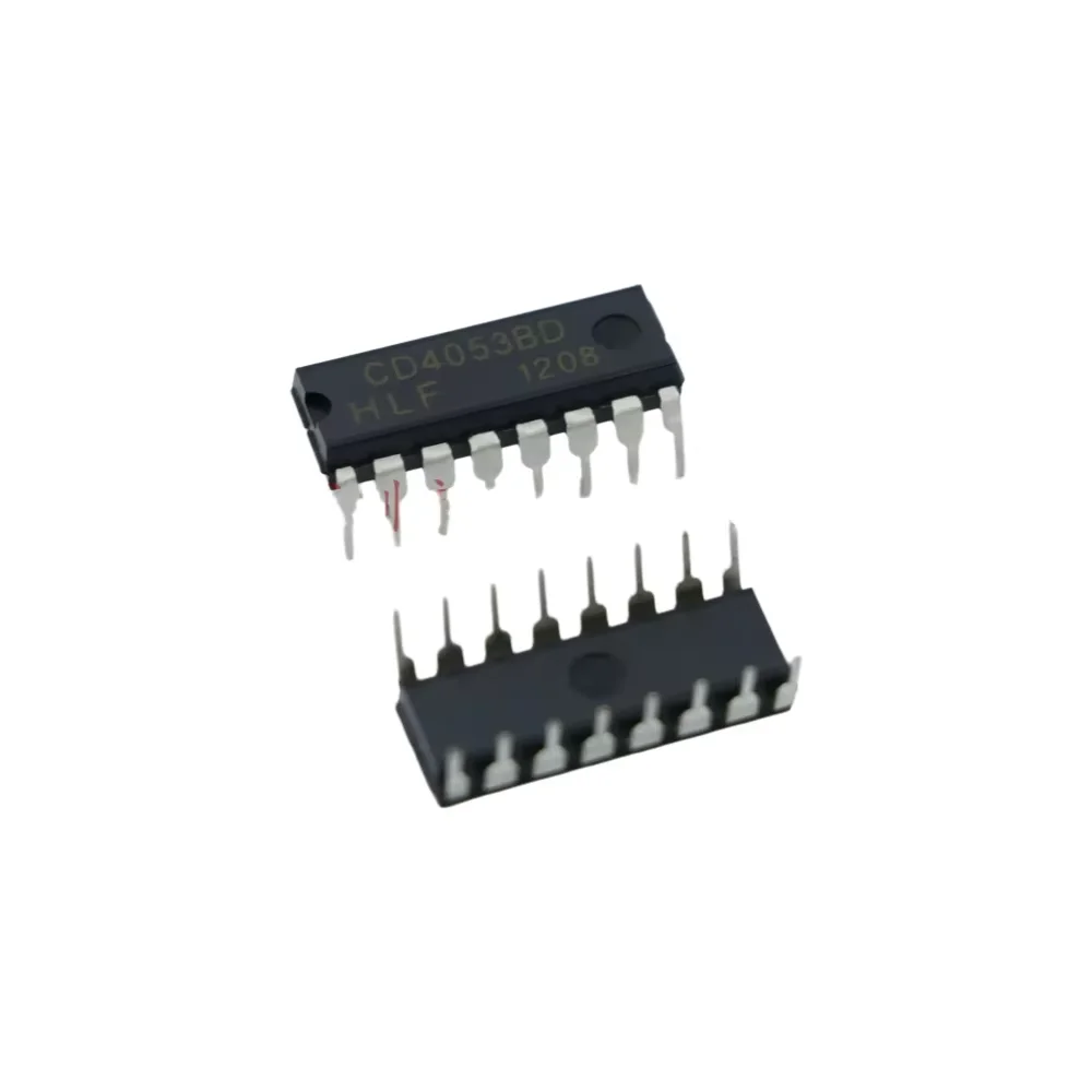 (10 pcs) CD4053BE/CD4053BD DIP-16 CD4053 Triple 2-Channel Analog Multiplexer CMOS 3V-15V