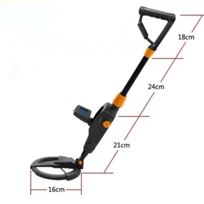MD-3010II High Accuracy Metal Detector, LCD Display Underground Gold Finder, Adjustable Sensitivity Treasure Hunter