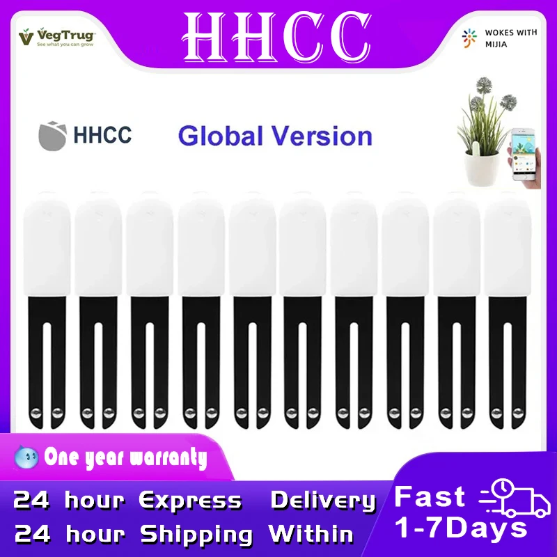 Wholesale HHCC Flora Monitor Garden Care Plant Grass Soil Water Fertility Smart Tester Sensor Flower Garden Detector For Xiaomi