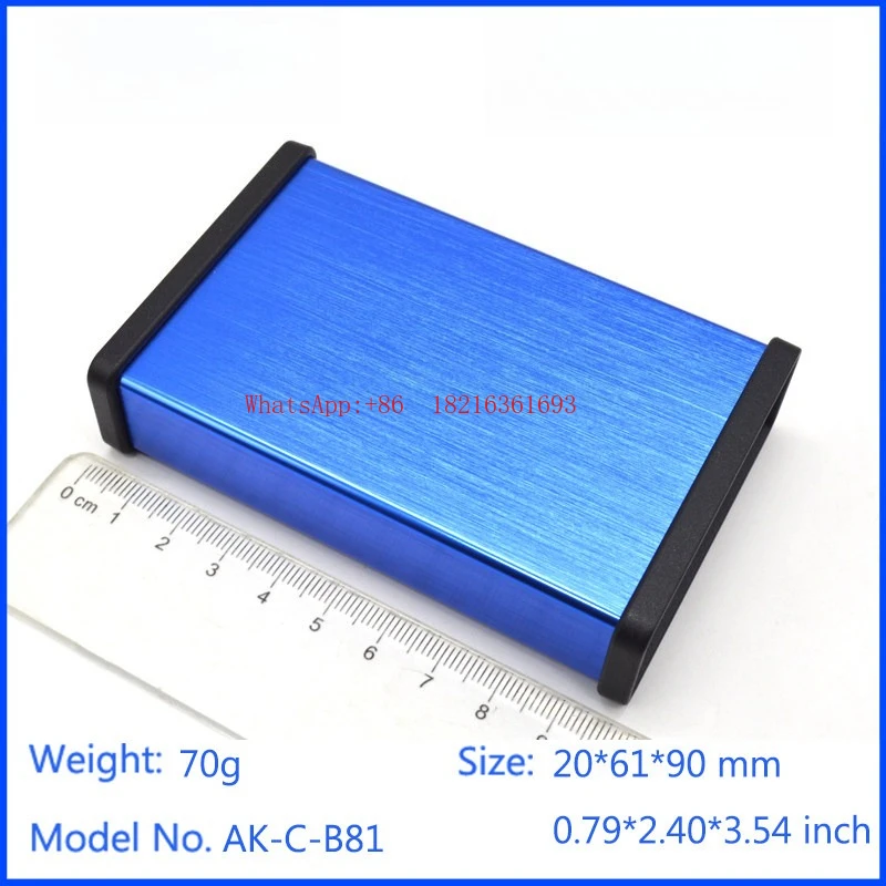 20 * 61 * 90 Instrument Housing Aluminum Profile Housing AK-C-B81
