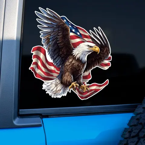 TM47# USA Eagle Sticker Car Bumper Window Stickers Waterproof Decoration For Car Fashion Decals