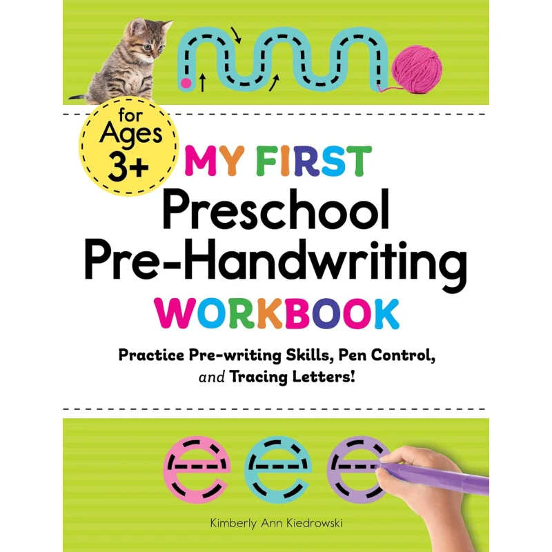 

My First Preschool PreHandwriting Workbook Practice PreWriting Skills Pen Control And Tracing Letters 9781648763281