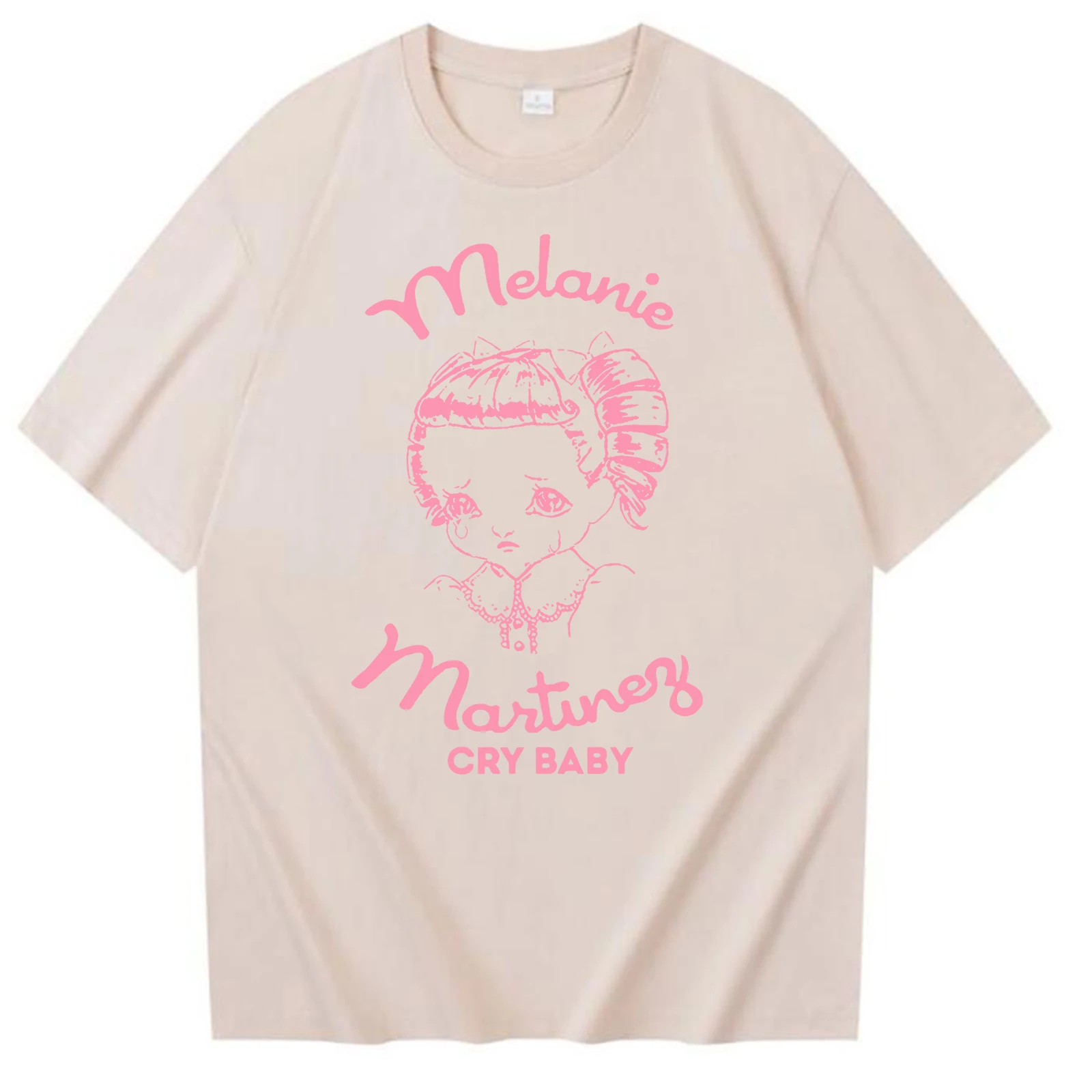 تي شيرت ميلاني مارتينيز كراي بيبي تي شيرت هاراجوكو برقبة دائرية ملابس الشارع للجنسين