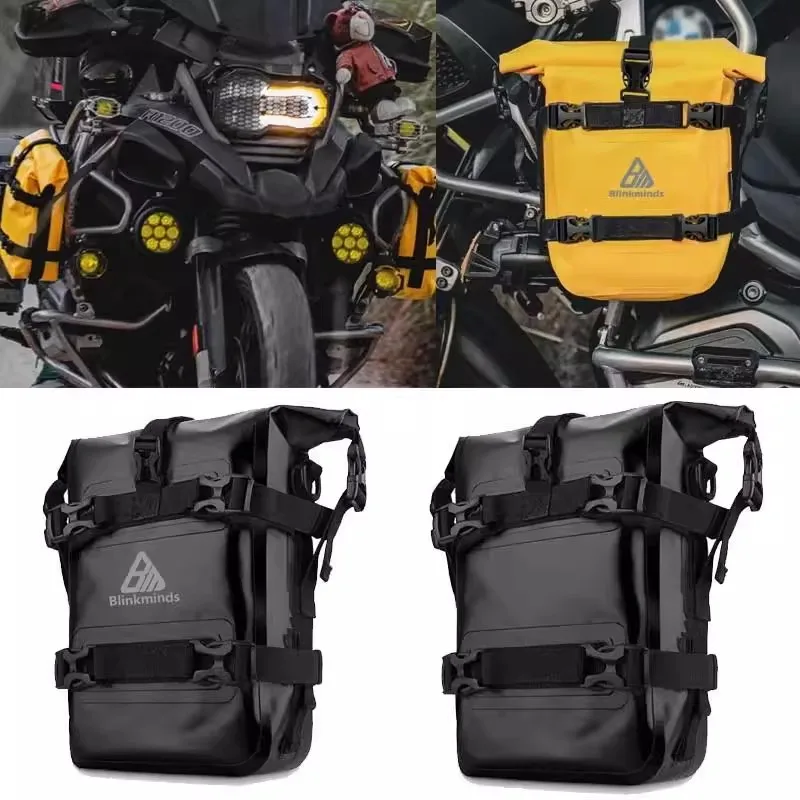 

Мотоциклетные водонепроницаемые сумки для BMW R1200GS/R1250GS ADV и Honda NC750X/CB500X | Простота установки хранения инструментов емкостью 16 л.