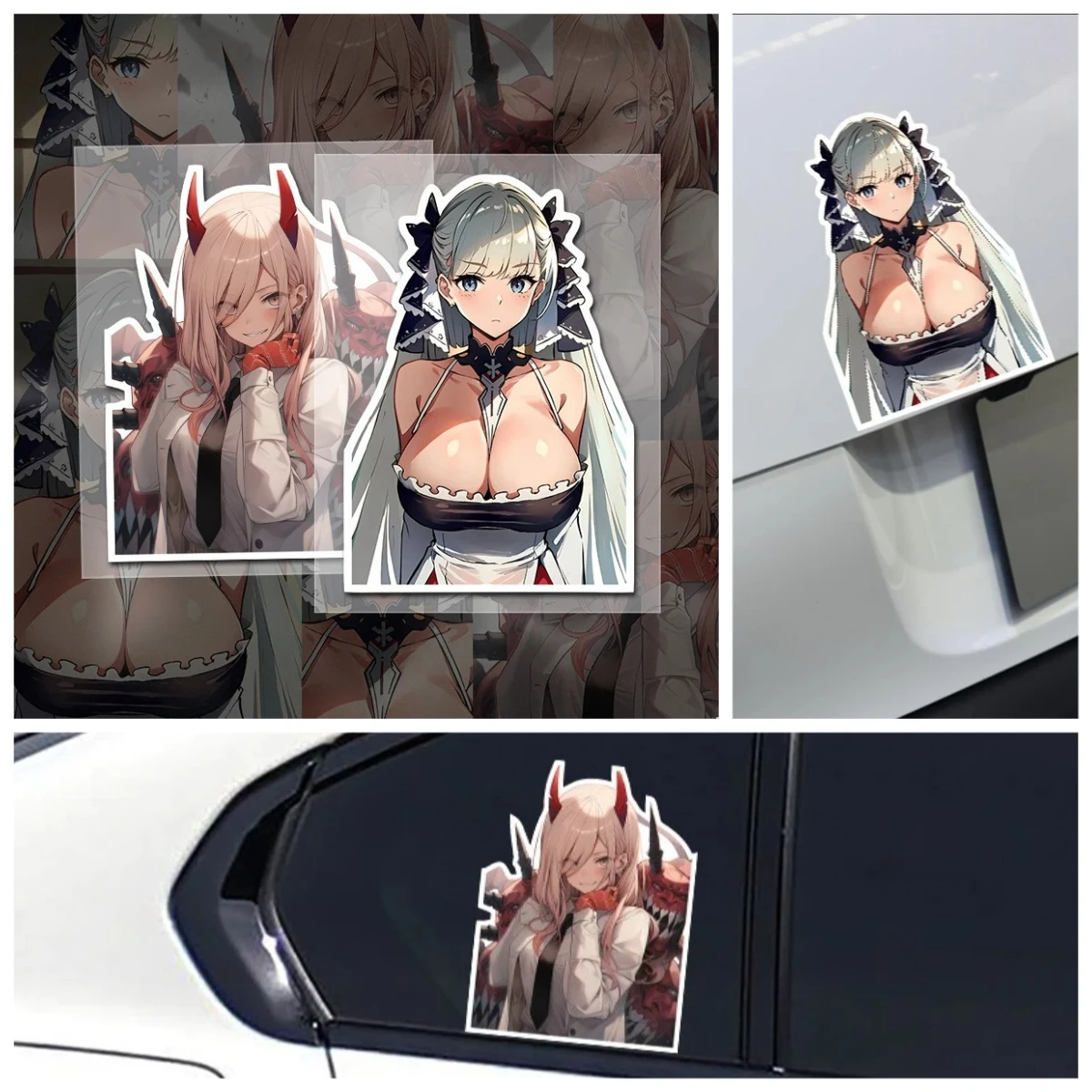 

HD Anime Haimeng Big Miss Little Devil Sexy Car Sticker PVC Waterproof Reflective Decorative