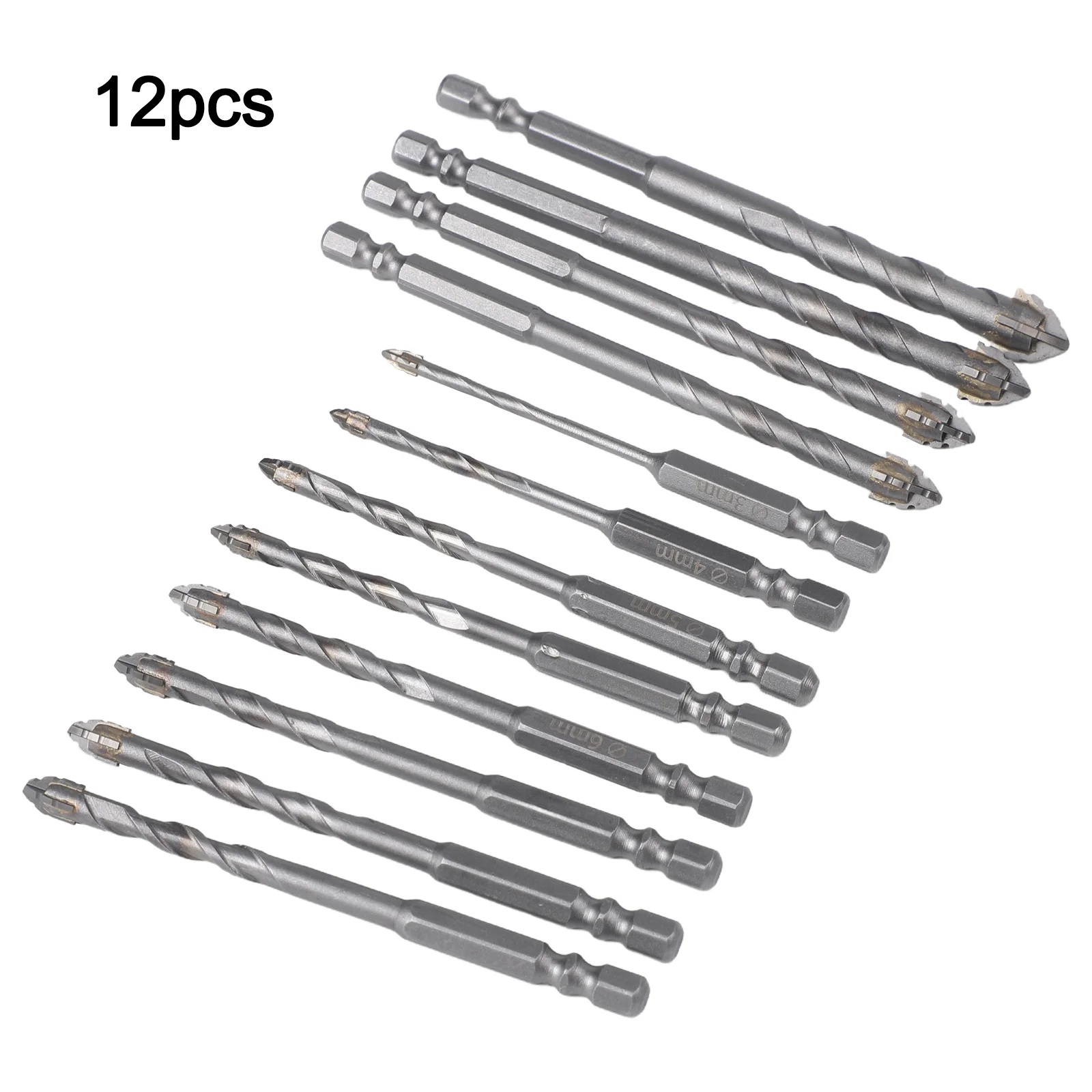 

Carbide Drill Bit Set 4 Flute Drill Bit DIY Projects Attractive Rust-resistant Finish For Diverse Drilling Tasks