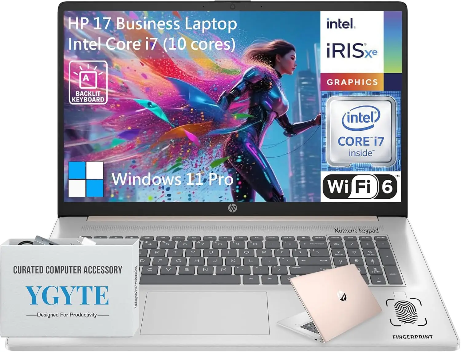 

Ноутбук с сенсорным экраном, Intel 10-ядерный процессор i7, 64 ГБ оперативной памяти, 2 ТБ SSD, Windows 11 Pro, клавиатура с подсветкой, 10-клавишная цифровая панель, бизнес-ноутбук