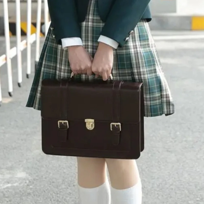 

Japanese School Girl Minimalist JK Backpack, Vintage Сумка Y2K Casual Aesthetic Bookbag for Students, Fashion Trendy Daypack