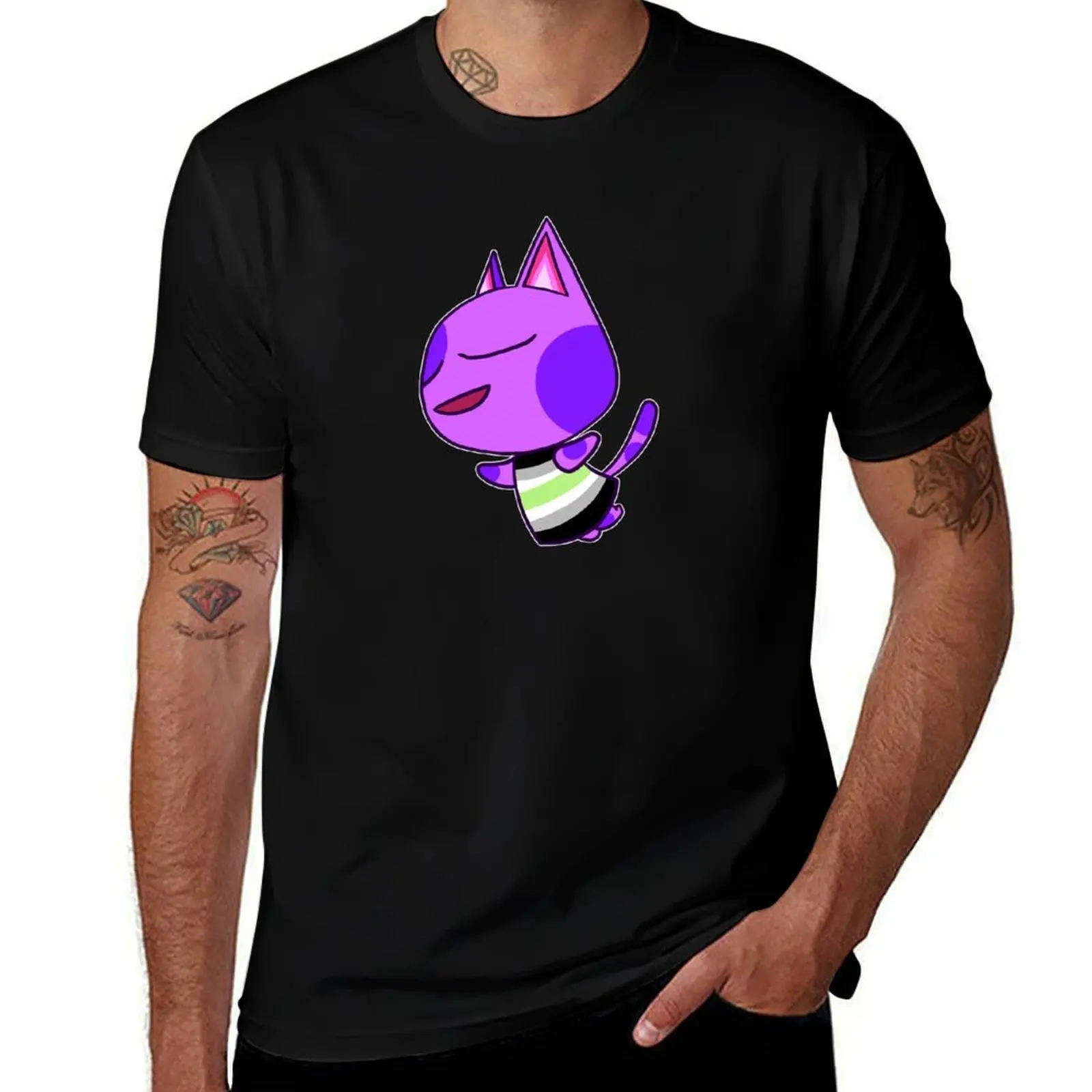 Agender Bob Float T-Shirt Gym Exercise Short Sleeve T-Shirt