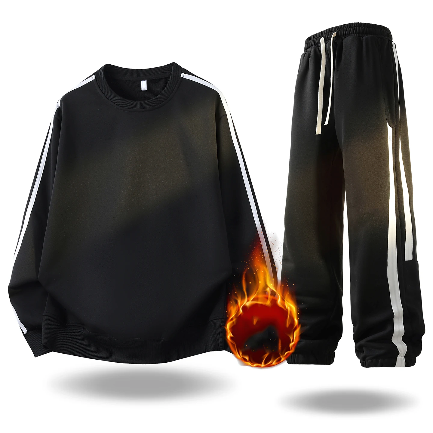 Casual 2-delige sportkledingse - Streetwear Zipper recensie en prijs