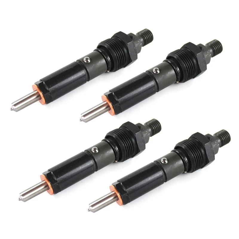 4Pcs Black Fuel Injectors 3919331 J919331 For Case-IH Skid Steer 1840 1845C Backhoe 584E Super 585E 586E Windrower 8820 8830