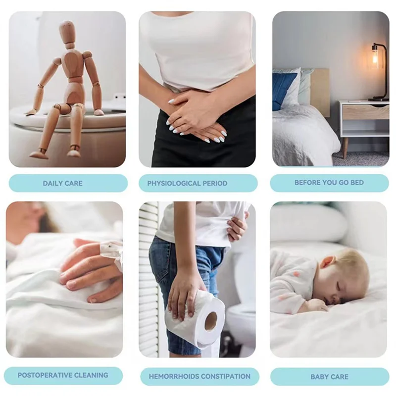 

B46B-Portable Gynecological Bottle For Postpartum Essentials Feminine Care Mom Washer For Perineal Recovery Cleansing