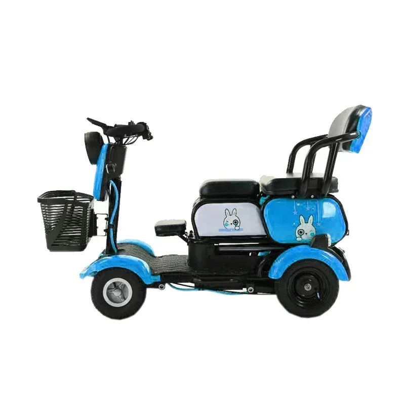 48V 20AH Folding Elderly Mobility Scooter 4 Wheels Electric Scooter For Old Man