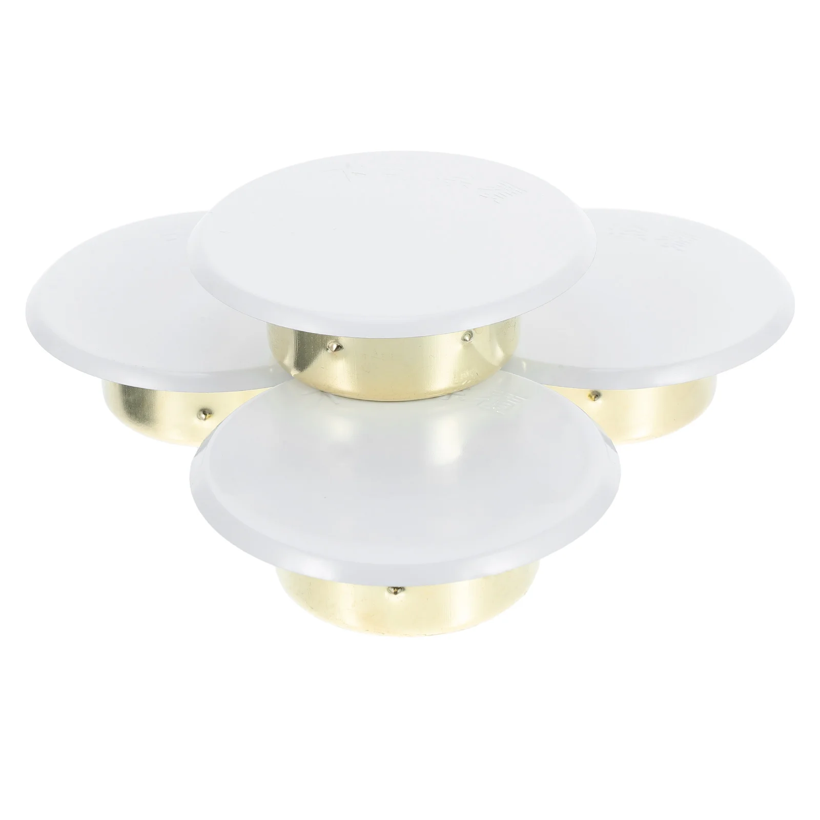 

4pcs Fire Sprinkler Cover Concealed Metal Nozzle Plate Decorative System Durable Iron Sprinkler Head Cover Fire Safety Valve