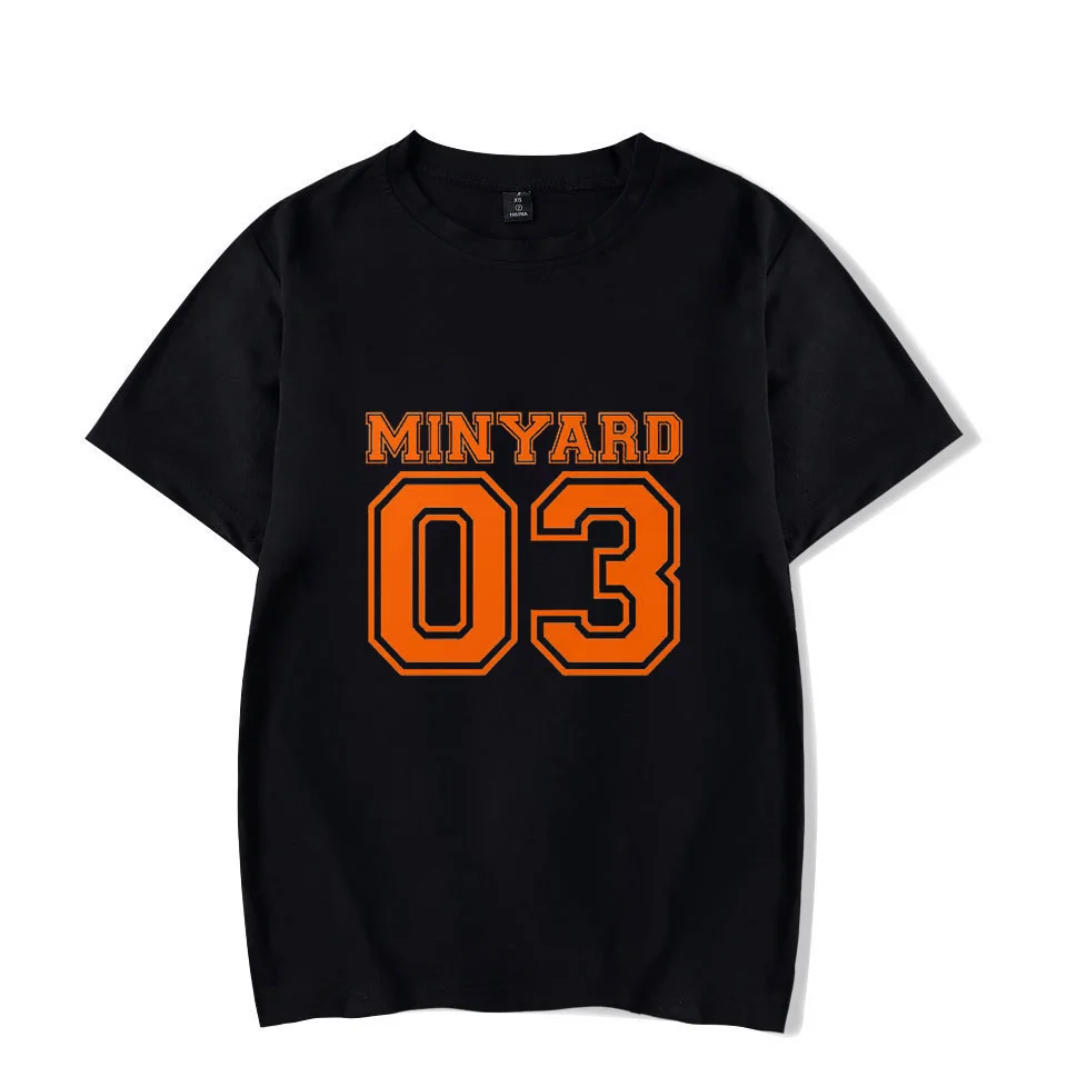 Camiseta de algodão de Manga Curta Para homens E E mulheres O Corte de foxole camiseta logotipo Legal minyard 03