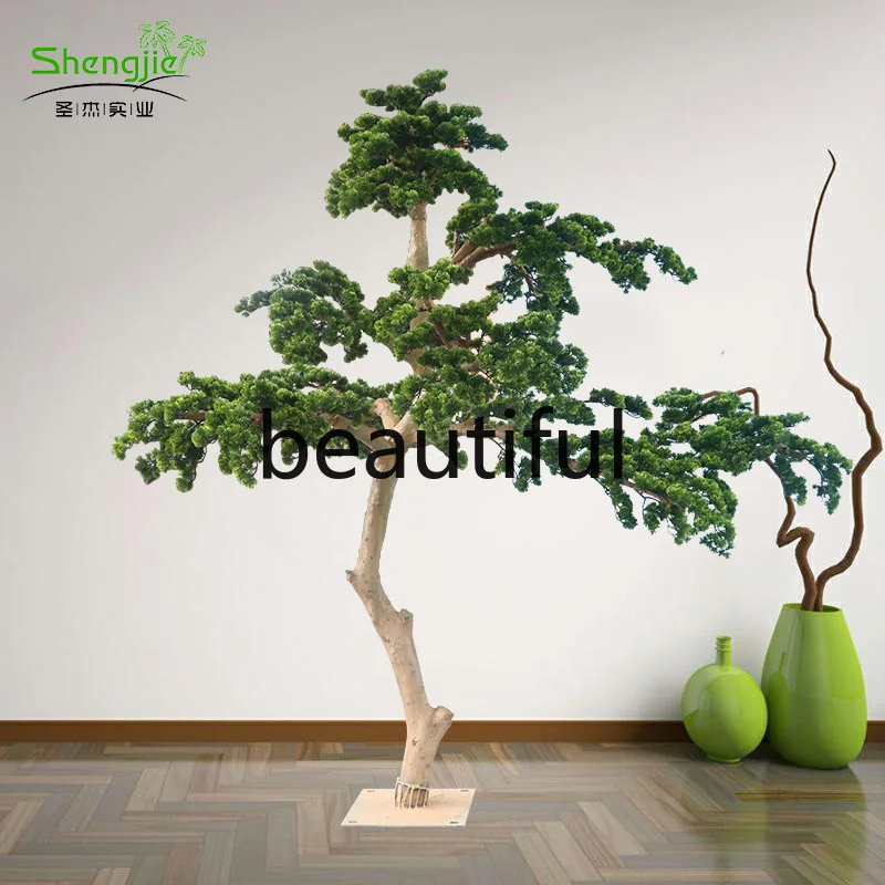 

Simulation pine beauty pine welcome pine indoor and outdoor ornaments villa courtyard decoration simulation tree