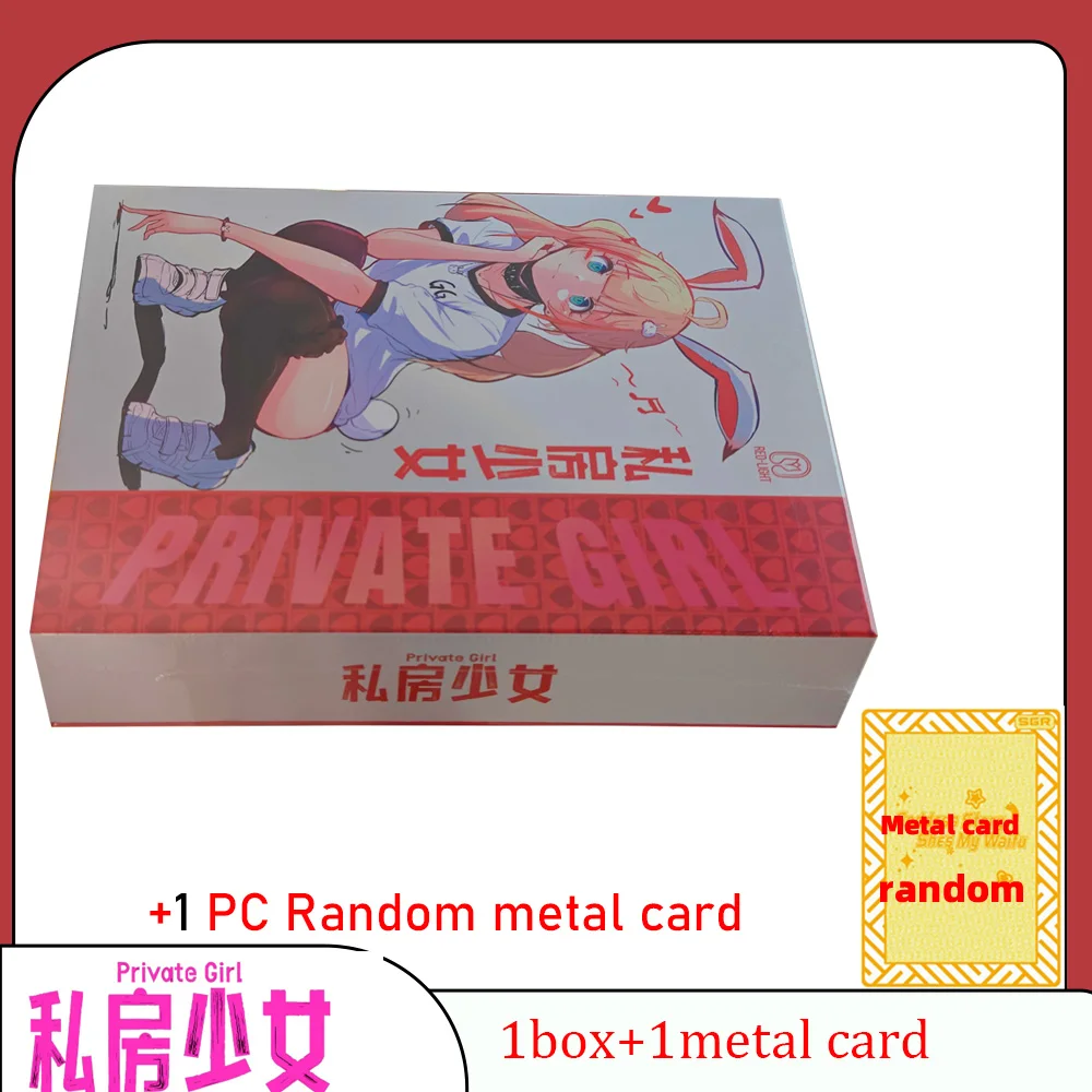 Red-Light Private Girl Goddess Story Collection Waifu Card Booster Box Rare Anime Girls Playing Game Board Cards