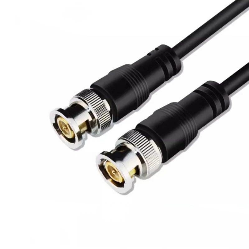 1pcs Monitor Video Bnc Cable Jumper Extension Cable Coaxial High Definition Cable Double Male To Male
