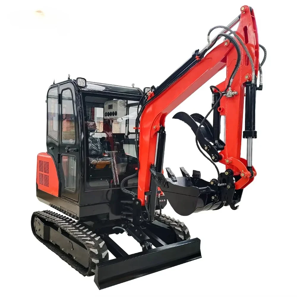 รถขุดขนาดเล็ก 0.8T รถขุดไฮดรอลิก รถขุดขนาดเล็ก Loader ขายร้อน