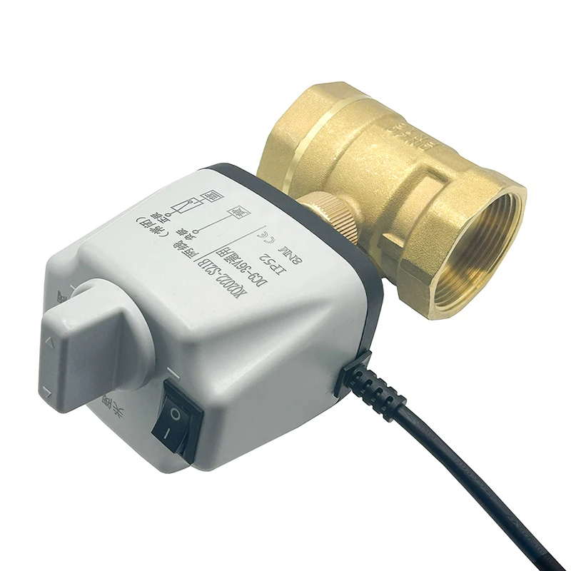 Imagem -04 - Válvula de Esfera Motorizada com Interruptor Manual Controle de Fios Normalmente Fechado Válvula de Esfera Elétrica 2-way in in in 11 in Dentro Dentro