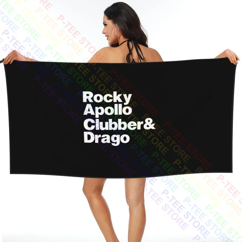 Rocky Clubber Lang Apollo Creed Drago Quick dry Towel Surf Portable Personalized