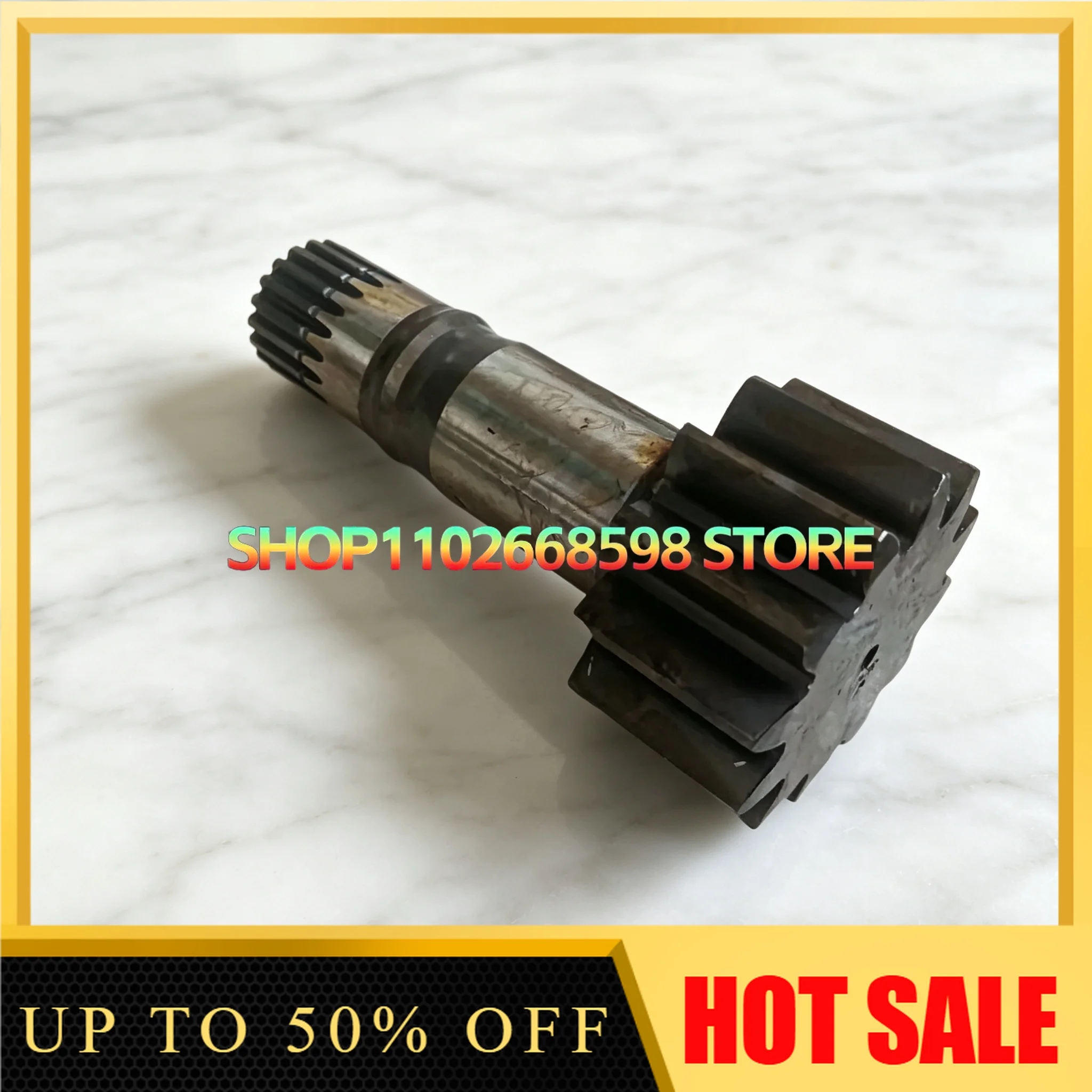 Suitable for EX60-2 Excavator Rotary Motor Gearbox Vertical Shaft Gear 12 Teeth/20 Teeth Length 249MM