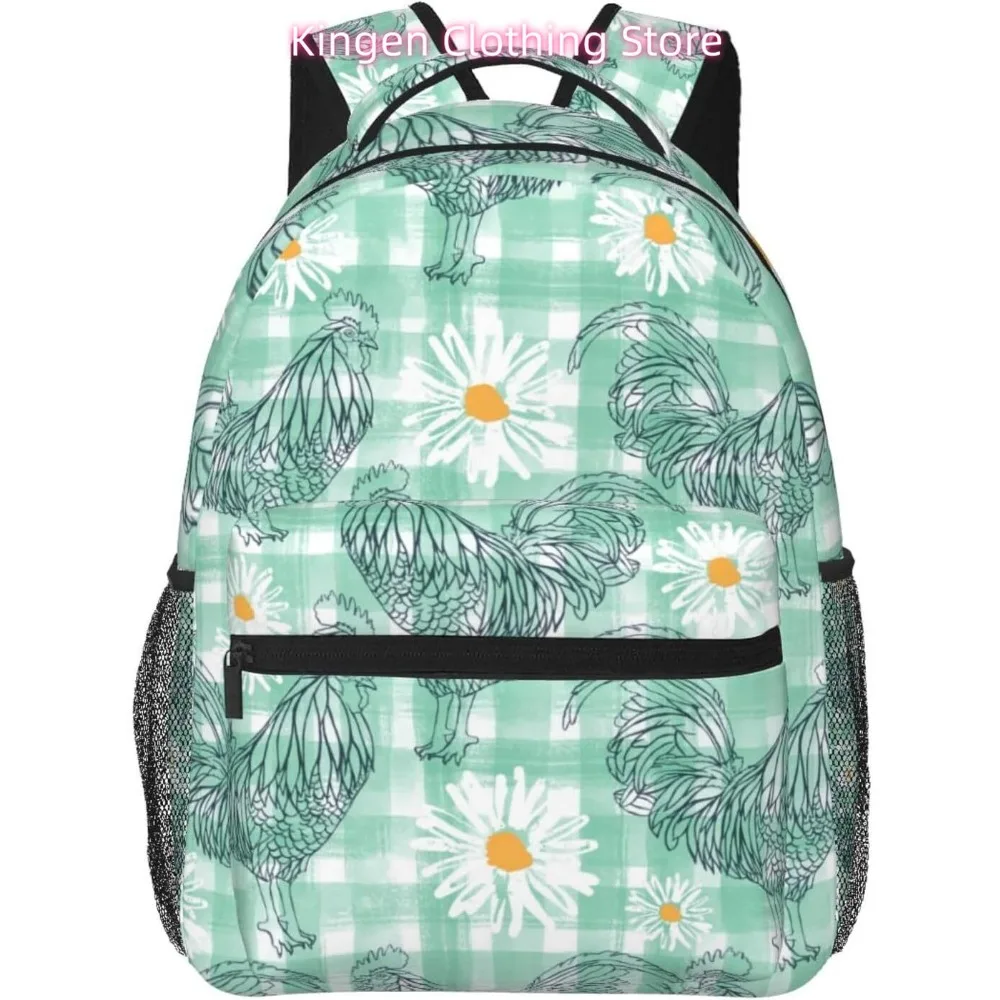 

laptop bag back to school Rooster Daisy Lightweight Laptop Backpack Lightweight Multipurpose Travel Casual Daypack Unisex Colle