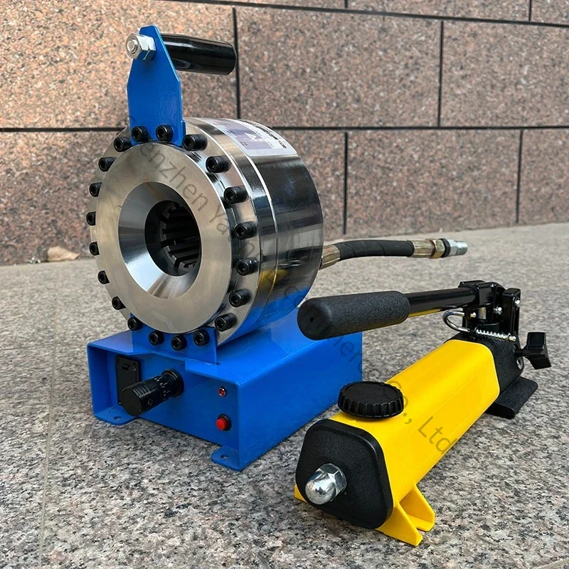 2026 　Portable Manual Hydraulic Shrinking Oil Pipe Hose Crimping Machine Greenhouse Pipe Square Pipe Necking Machine