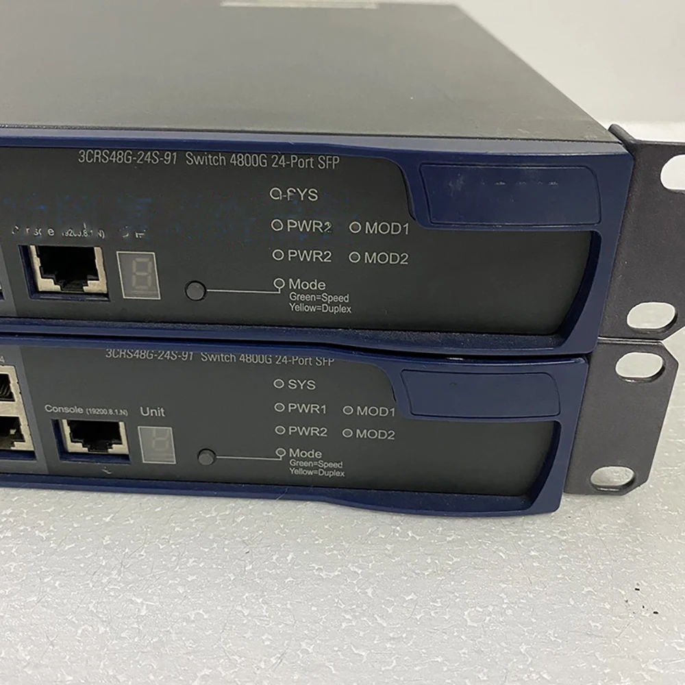 

1 шт. для 3COM 3CRS48G-24S-91 4800G 24 порта 24 порта гигабитный SFP 8 гигабитный электрический порт переключатель