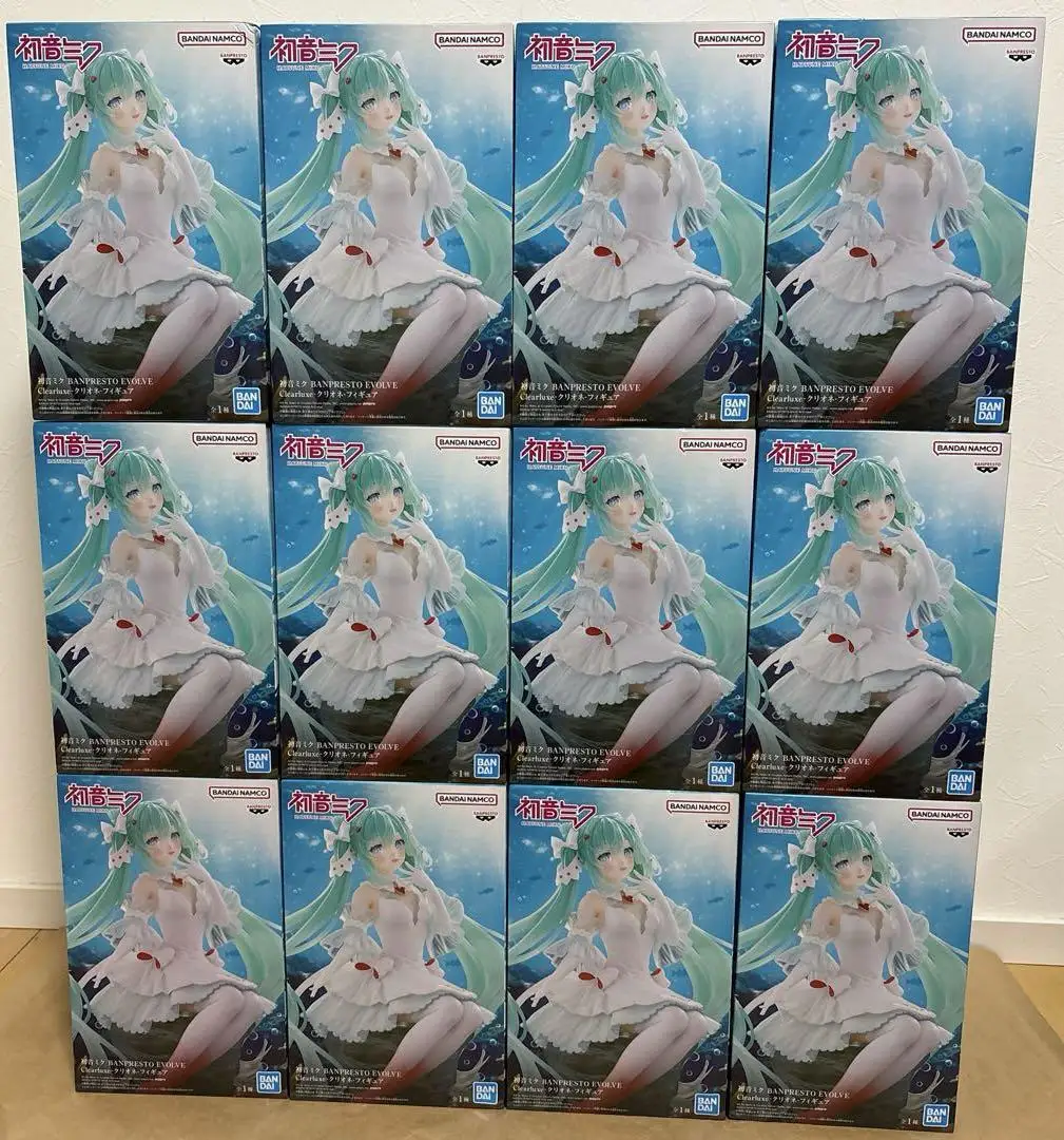 Disponibile Bandai Hatsune Miku BANPRESTO EVOLVE Clearluxe-Clione-Figura 18CM PVC Figura Altamente Dettagliato Modello Da Collezione Giocattolo Regalo