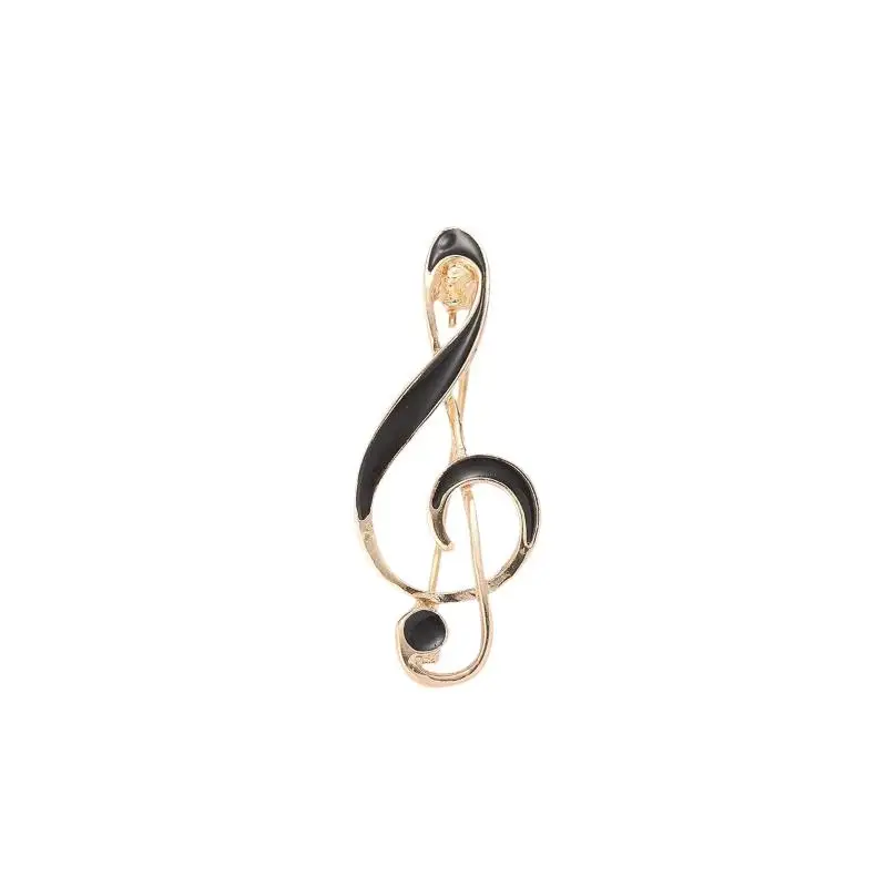 1 Stück Musiknoten-Brosche, Stimmhebel-Emaille-Metallnadel, Musiksymbol-Brosche für Damen, Anzug, Revers, Schal, Schmuck, Geschenk – Detail 6