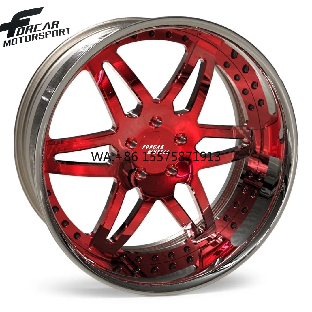 

Best Price 2-piece Custom Aftermarket Design Aftermarket High Quality 19 20 21 Inch 5x112 Customized Forged Rims