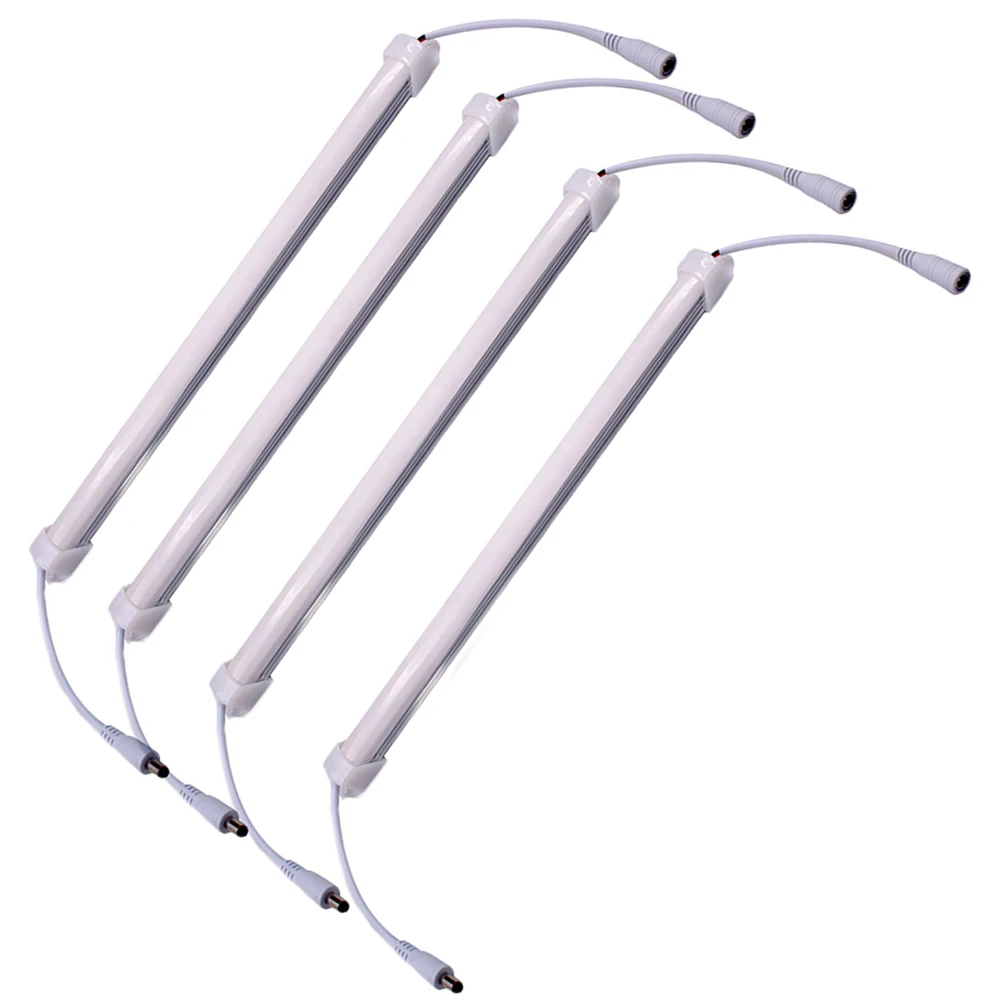 

4 PCS LED Cabinet Light Set Rigid Strip under Shelf Lighting Lights White Strips