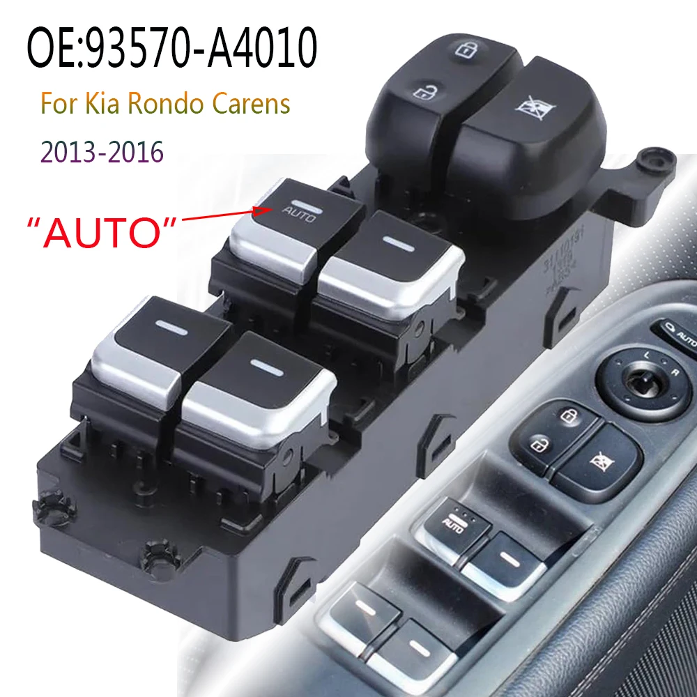 

Car Accessories 93570-A4010 For Kia Carens 2013 2014 2015 2016 Electric Power Window Switch Front Left Lifter Control Button
