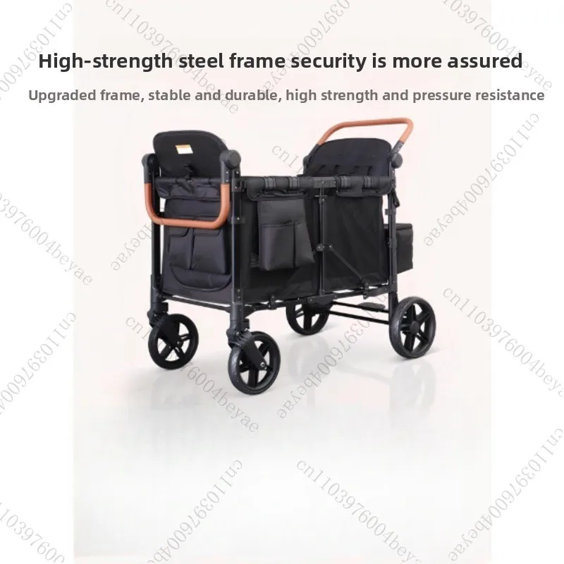 

Four-seater stroller, outdoor camping foldable stroller