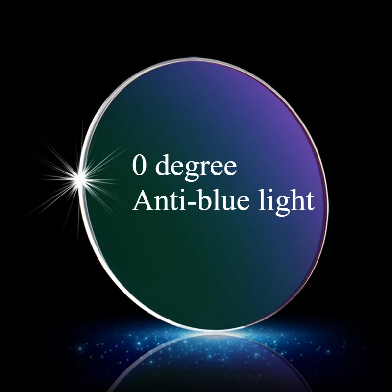 

HD1.56 Index 0 degree anti-blue light lenses Prescription CR-39 Resin Aspheric Glasses Anti-UV Computer Lenses