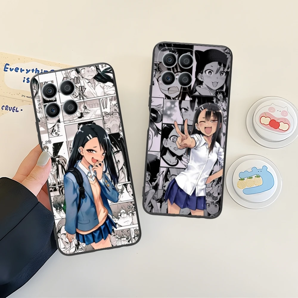 Hayase Nagatoro Anime Mobile Cell Phone Case for Huawei Honor 90 80 70 60 50 30 20 10 9 8 7 Pro S SE Lite 5G Black Cover Shell