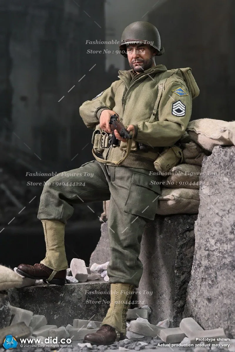 Hat 1/6 Männer Soldat wwii uns Armee 2. Ranger Bataillon Scharfschützen Jackson Sergeant Mcewart Full Set 12 Zoll Action figur Modell