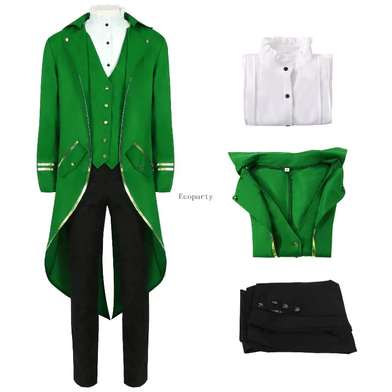 

Men's Classic Medieval Vintage tailcoat Halloween Cosplay Victorian Renaissance Style Steampunk Medieval Jacket Costume set