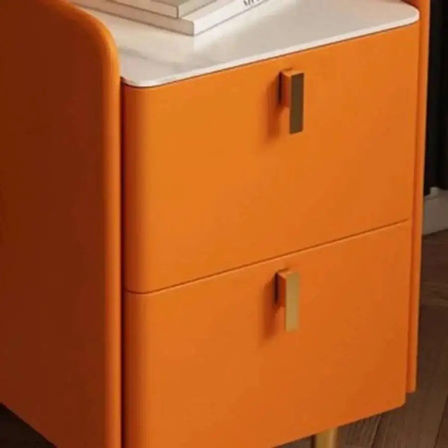 Minimalist Modern Nightstands Drawers Design Narrow European Bedside Table Wood Mobile Table De Chevet Furniture Living Room