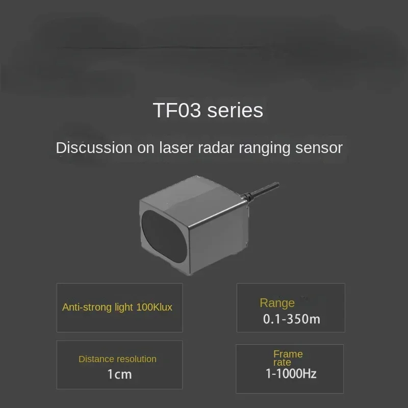 

0.1m-180m long-range LiDAR TF03 car anti-collision UAV fixed height industrial security