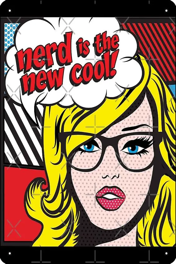 Gifts For Men Art Roy Lichtenstein Blonde Motivational Cool Graphic For Fan Poster Metal Sign Decor - Bar Pub Garage Man Cave Wa