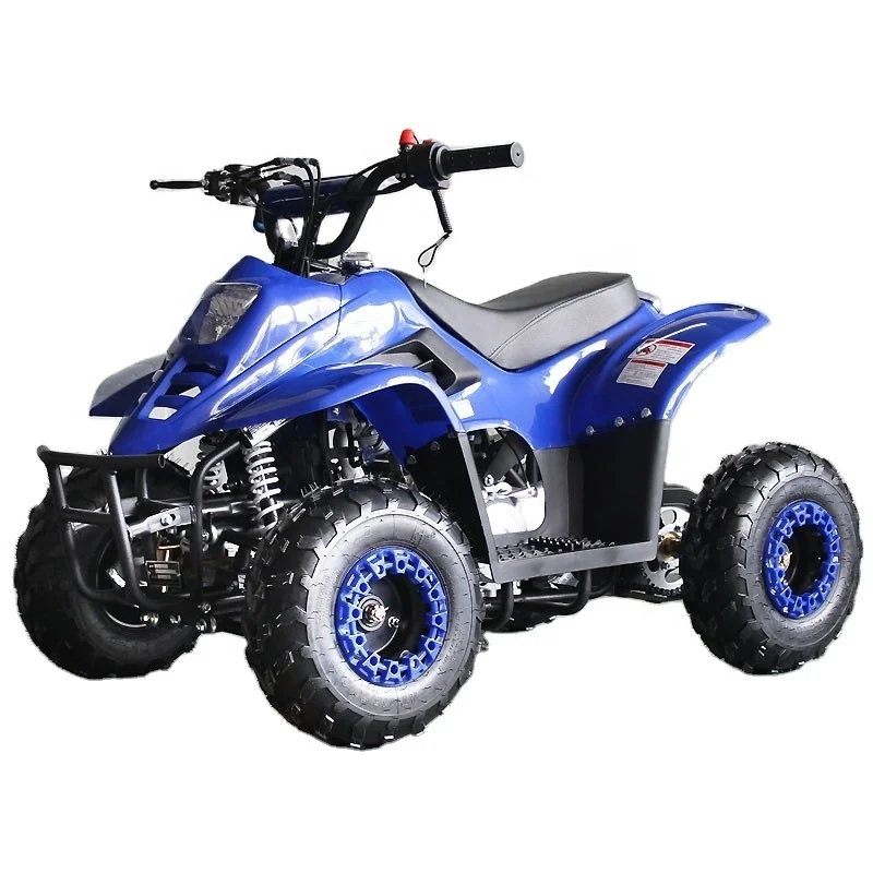 Hot Selling Model ATA110-F 110cc Kids Automatic 36V Mototec Rex 110cc 4-stroke Kids Gas Atv Blue 49x29 110cc Quad Bike