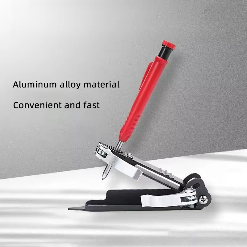 Multi-Function Adjustable Woodworking Scribing Marking Tool Dual Locking Knobs Precise Gauge