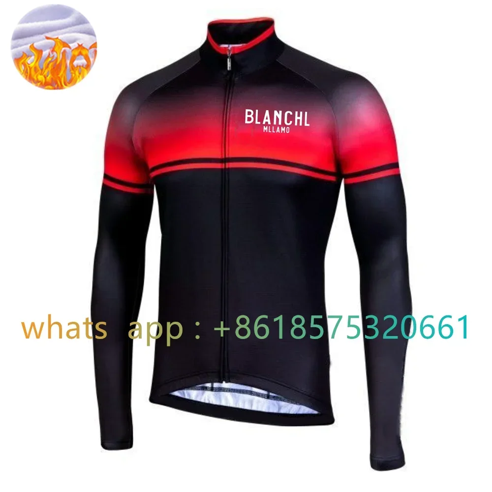 BlANCHl MllANO 2023 NEW Appiano Long Sleeve Winter Cycling Jersey White/Celeste