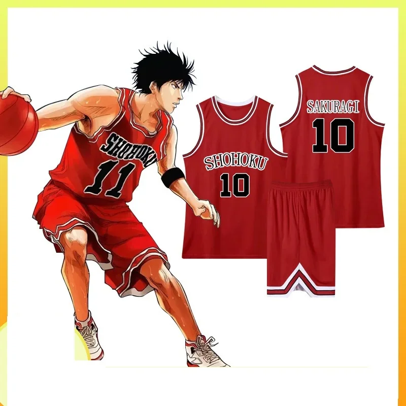 Maillot de basket-ball imprimé pour hommes, costume de cosplay HanampiercRUKAWA, haut et short précieux, uniforme scolaire Luminhoku pour enfants, OA1