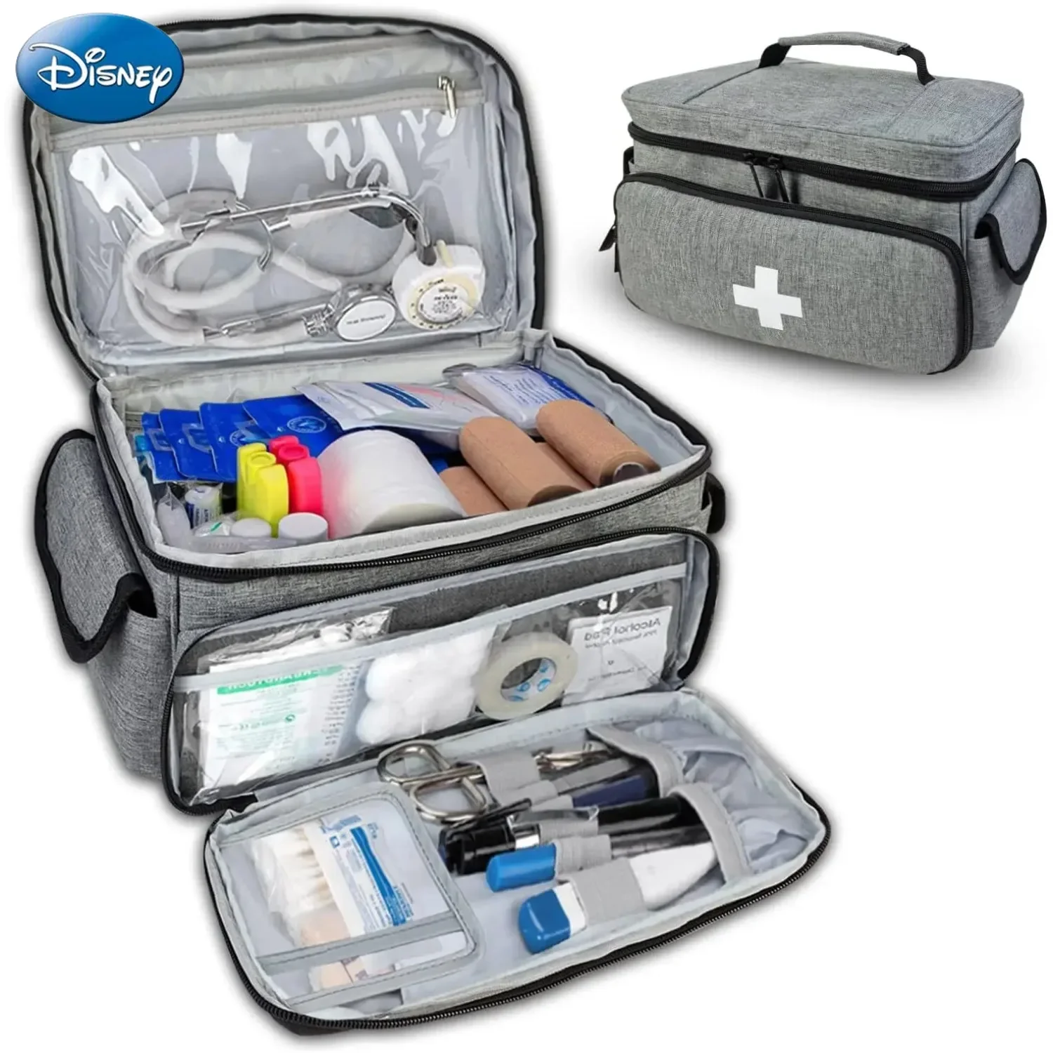 Disney Small Medicine Storage Bag Portable Medical Emergency Kit Home Medicine Storage Box Medical Kit