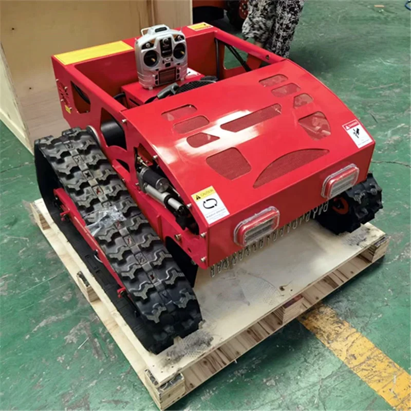Radio Control Mowers Slope Lawn Mower Tracked All Terrain Remote Control Robot Weed Mowing Machine
