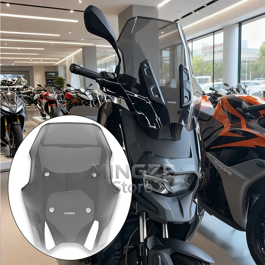 

For BMW C400X C 400X 2018 2019 2020 2021 2022 2023 2024 Motorcycle Windshield WindScreen Screen Fairing 2018-2024 ABS C400